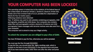Ransomware warning note demanding payment to unlock encrypted computer files Ransomware warning note demanding payment to unlock encrypted computer files